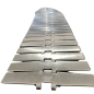 ESTEIRA CURVA DE INOX 881 - K750 - 190MM