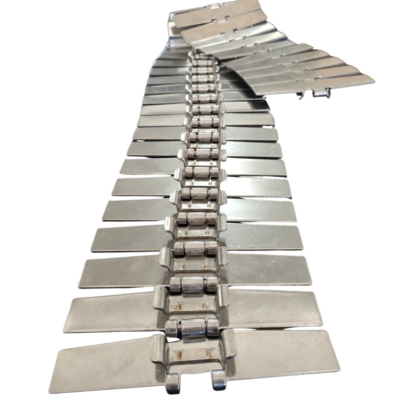 ESTEIRA CURVA DE INOX 881 - K750 - 190MM